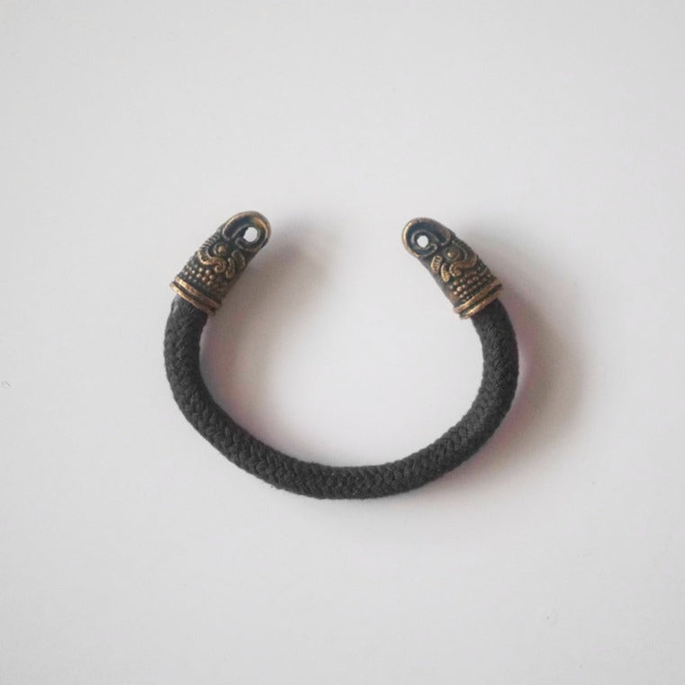 Black Raven Knit Bracelet