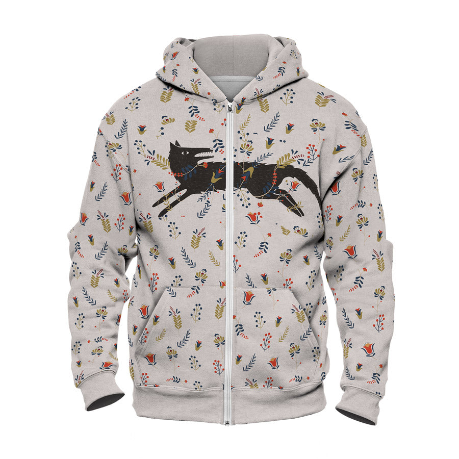 Fenrirs Binding Zip Hoodie