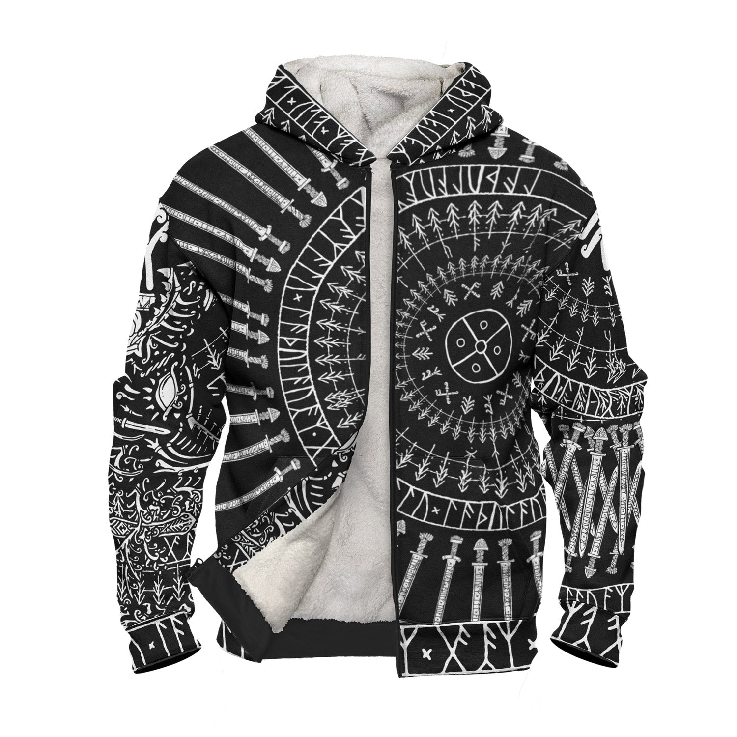 Tyr's Path Faux-Wool Hoodie