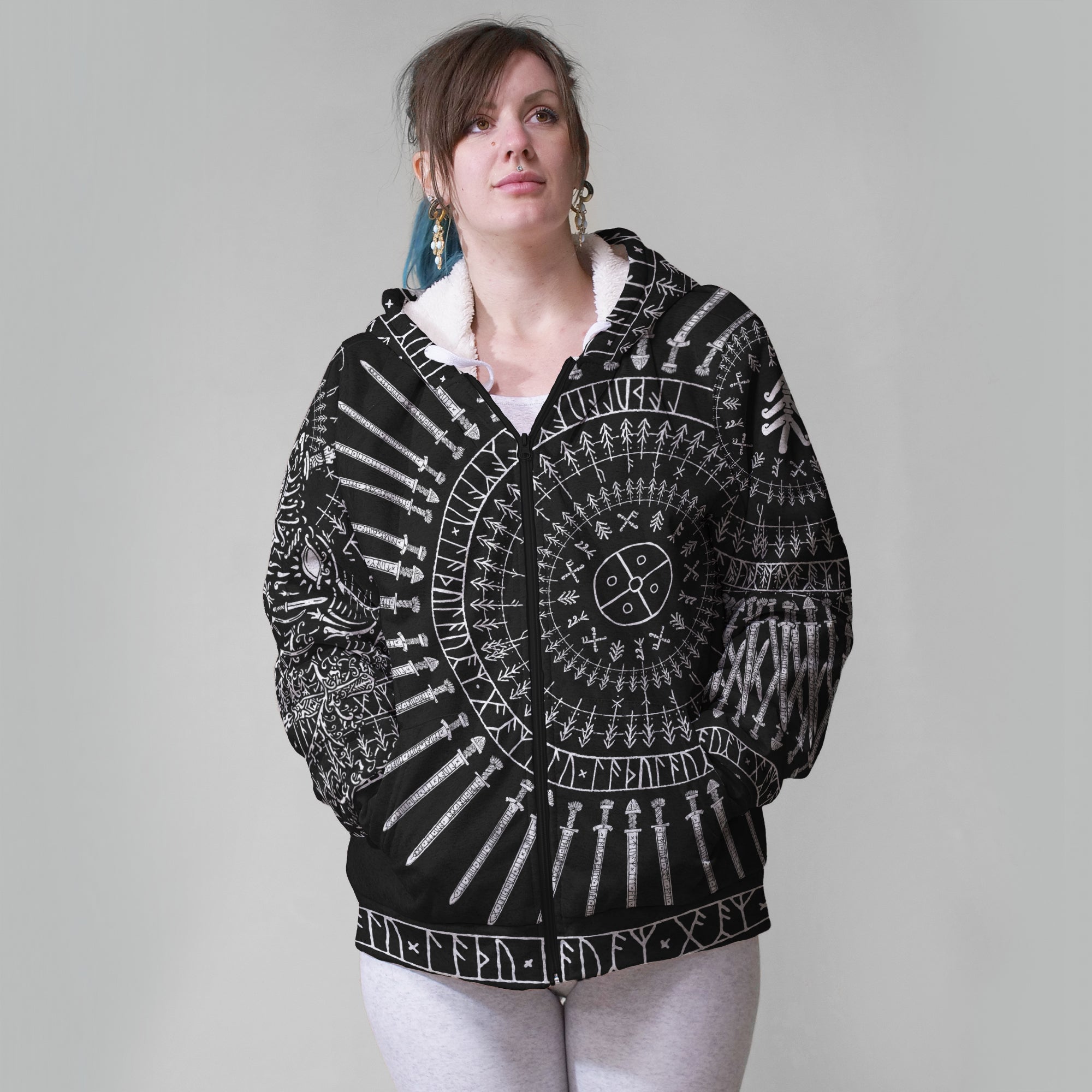 Tyr's Path Faux-Wool Hoodie