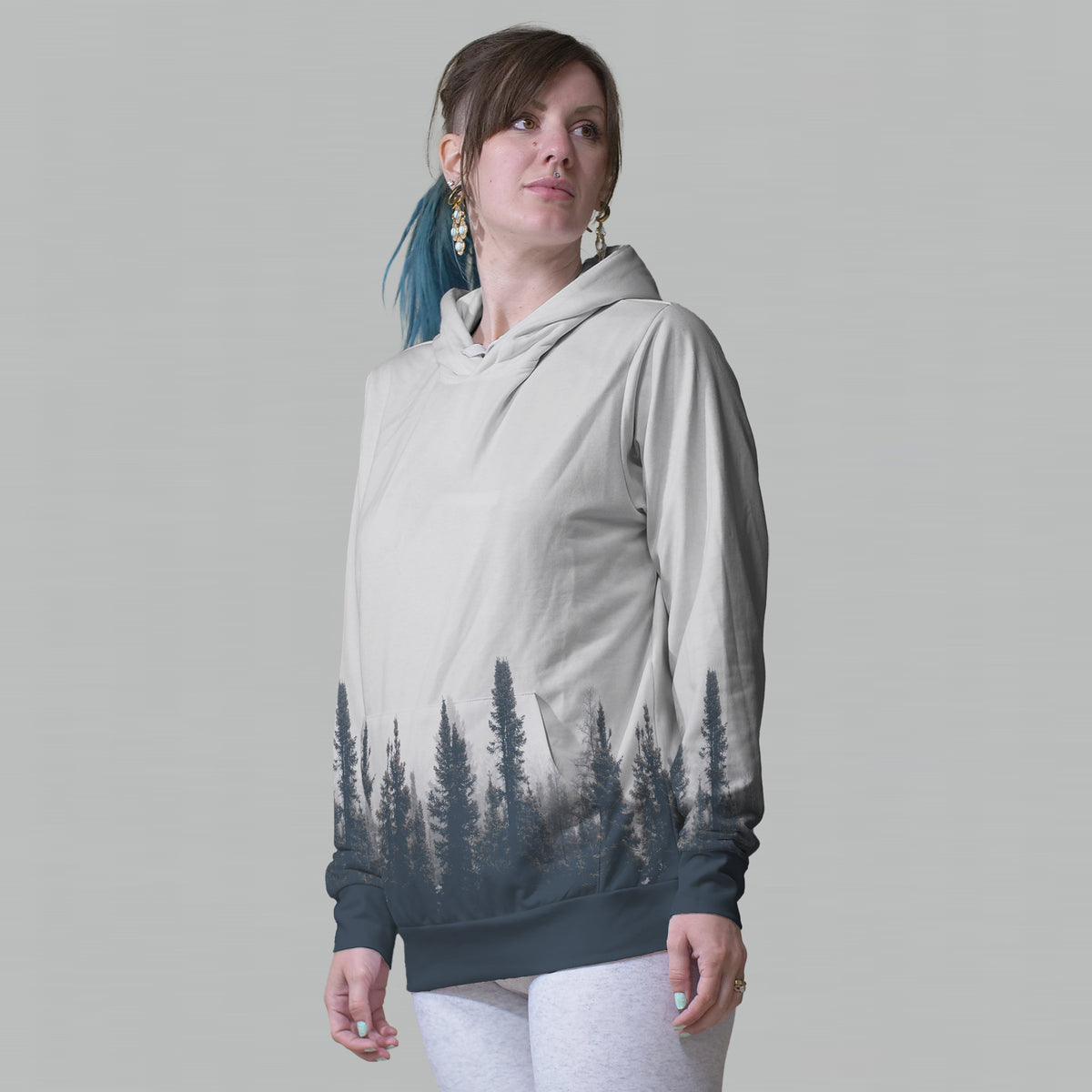 Forest print hoodie deals