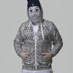 Folk Vegvisir Zip Hoodie