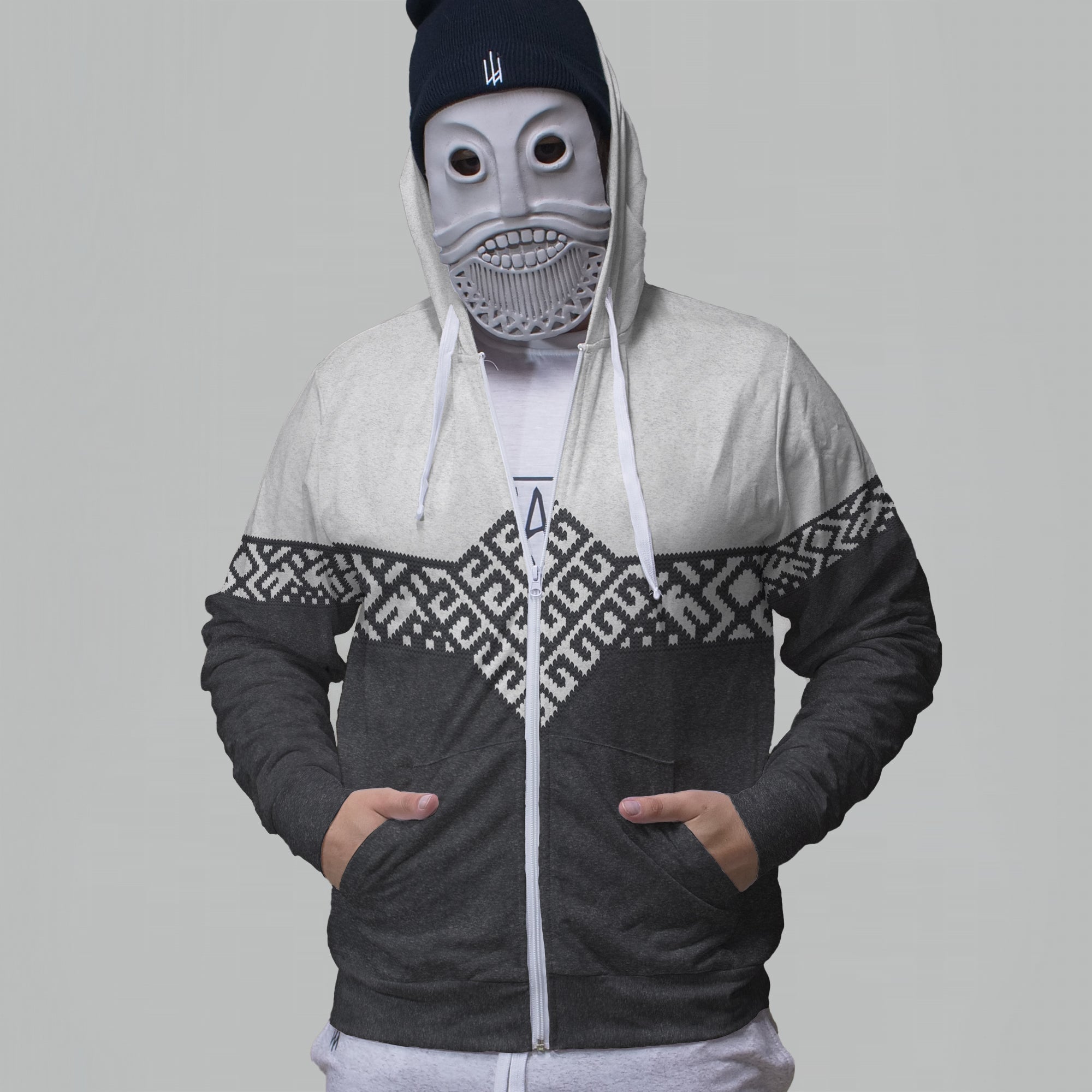 Folk Yggdrasil Zip Hoodie