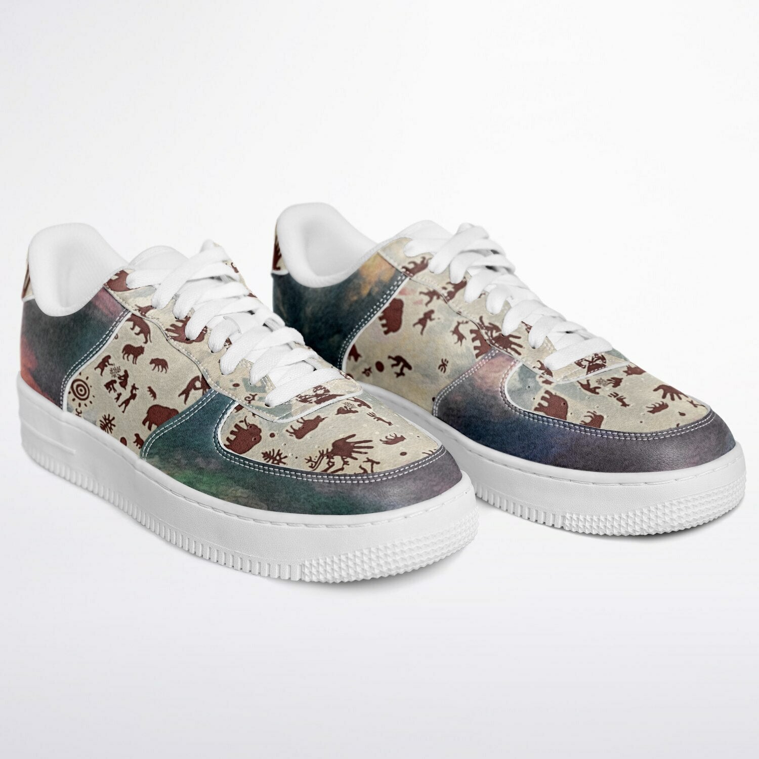 Tie Dye Cavepainting Sneakers