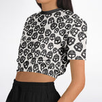 Valsgärde Viking Helmet Croptop Sweatshirt