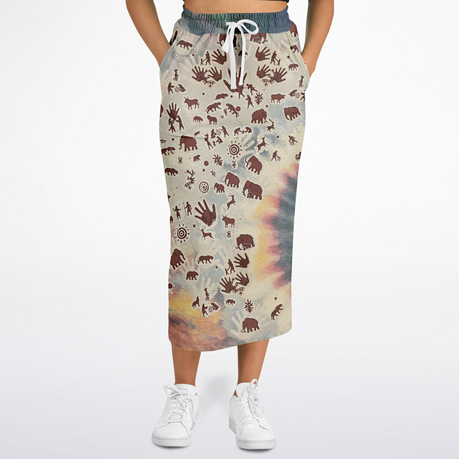 Tie Dye Cavepainting Skirt
