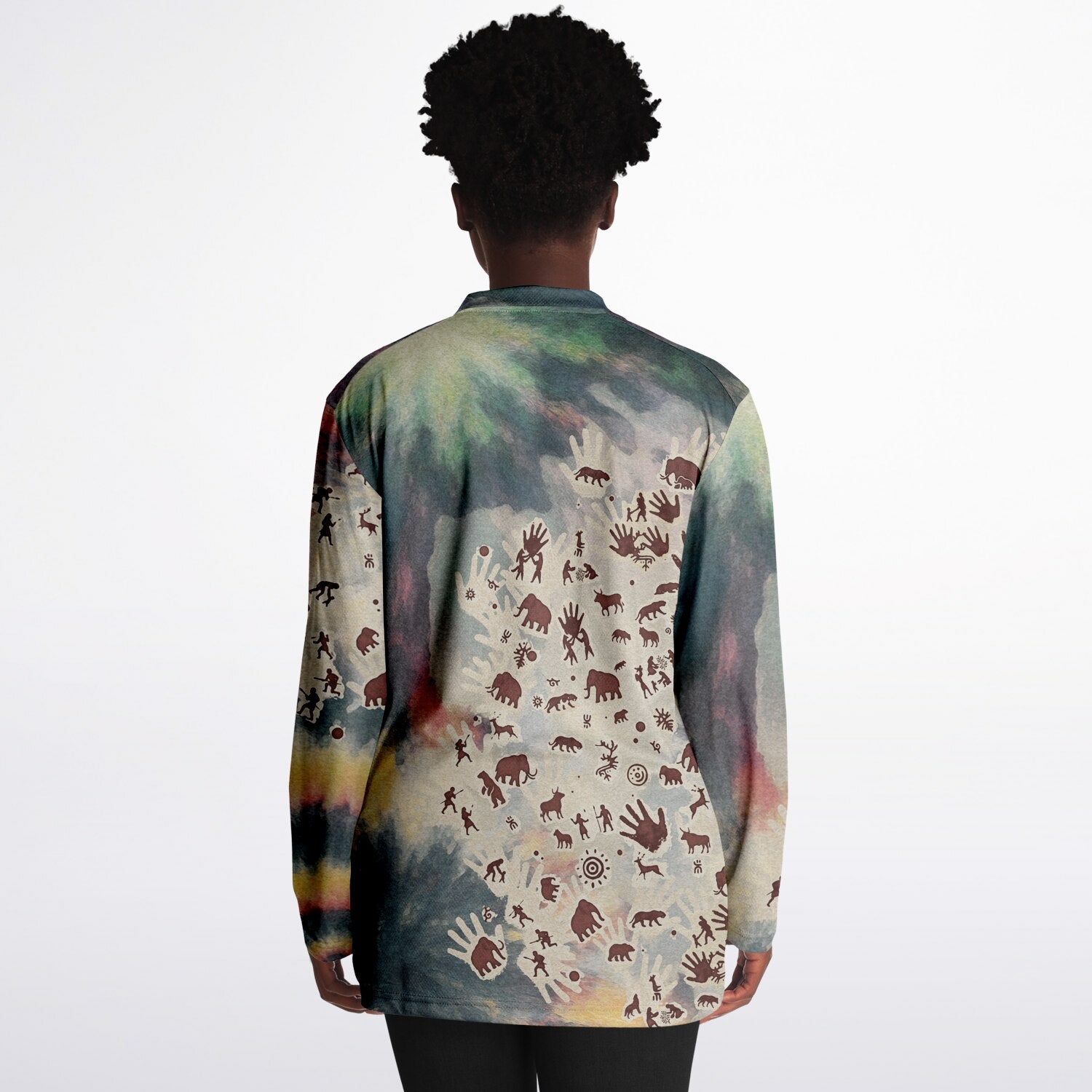 Tie Dye Cavepainting Overshirt