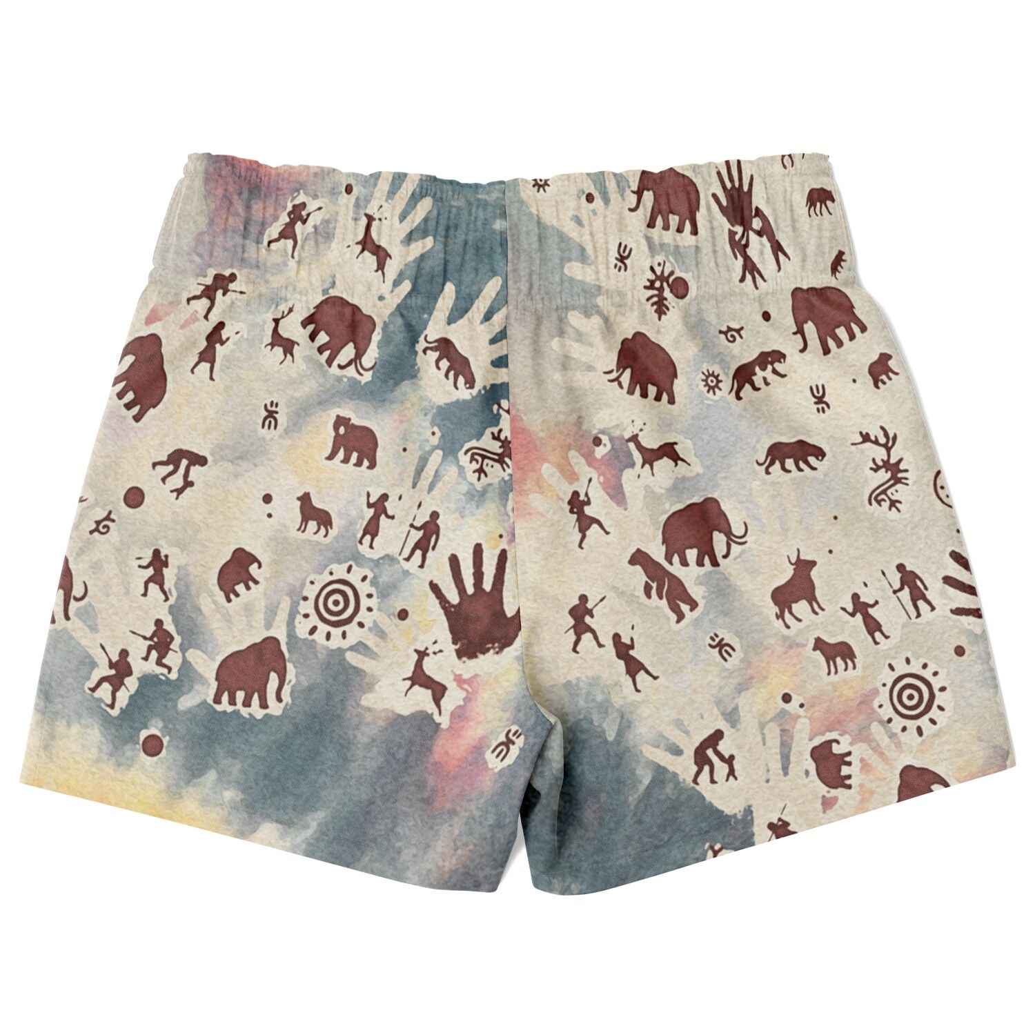 Tie Dye Cavepainting Kids Shorts