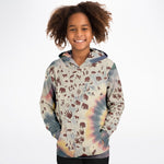 Tie Dye Cavepainting Kids Hoodie