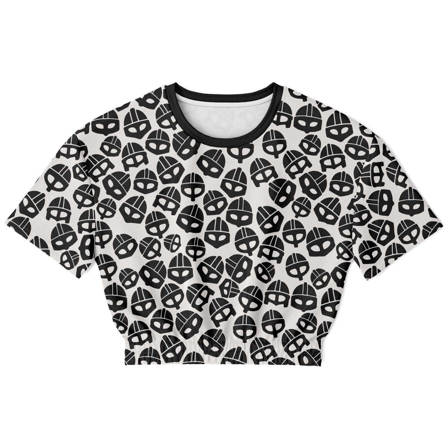 Valsgärde Viking Helmet Croptop Sweatshirt