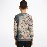 Tie Dye Cavepainting Kids Sweatshirt