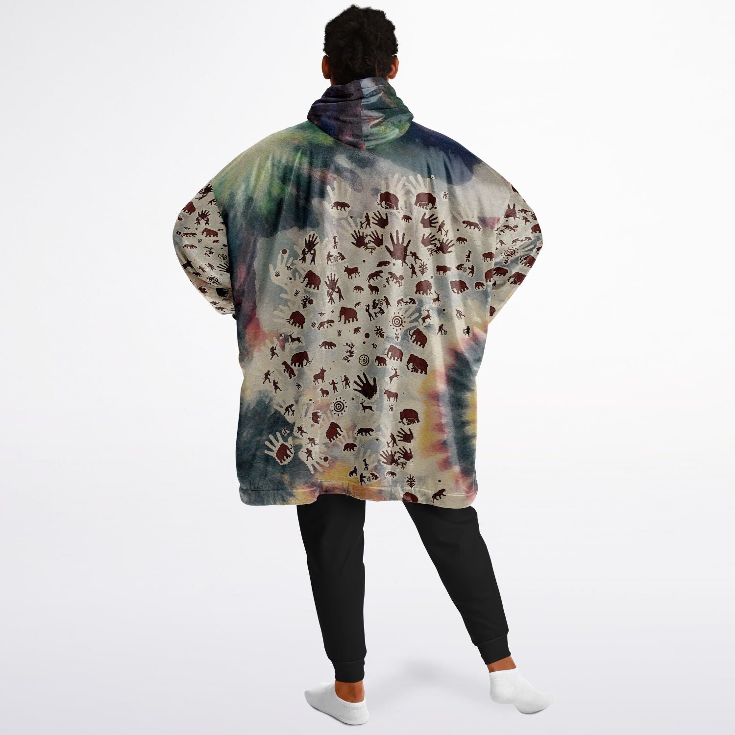 Tie Dye Cavepainting Hygge Hoodie