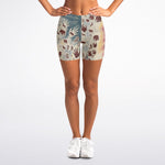 Tie Dye Cavepainting Legging Shorts