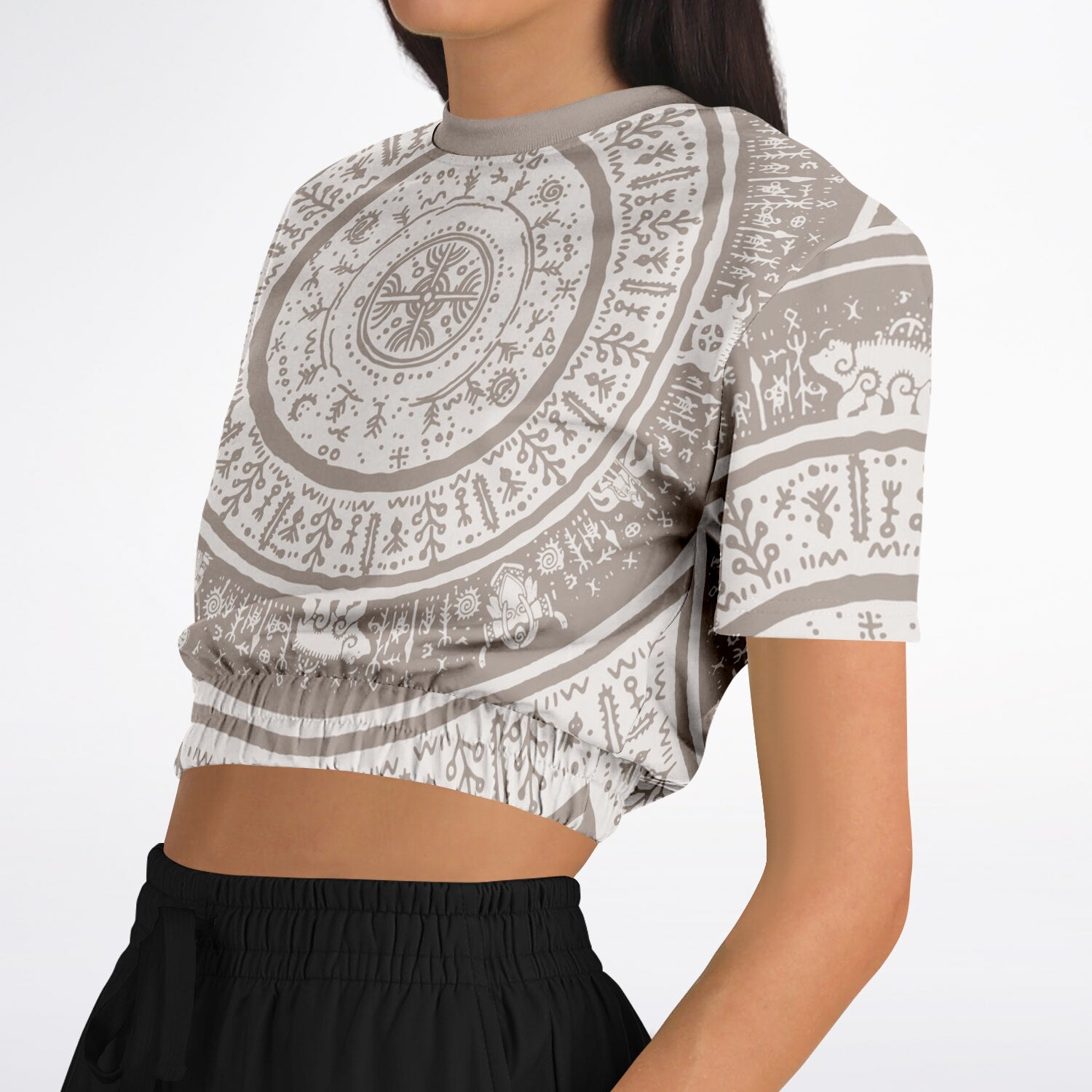 Sun Sigil Croptop Sweatshirt