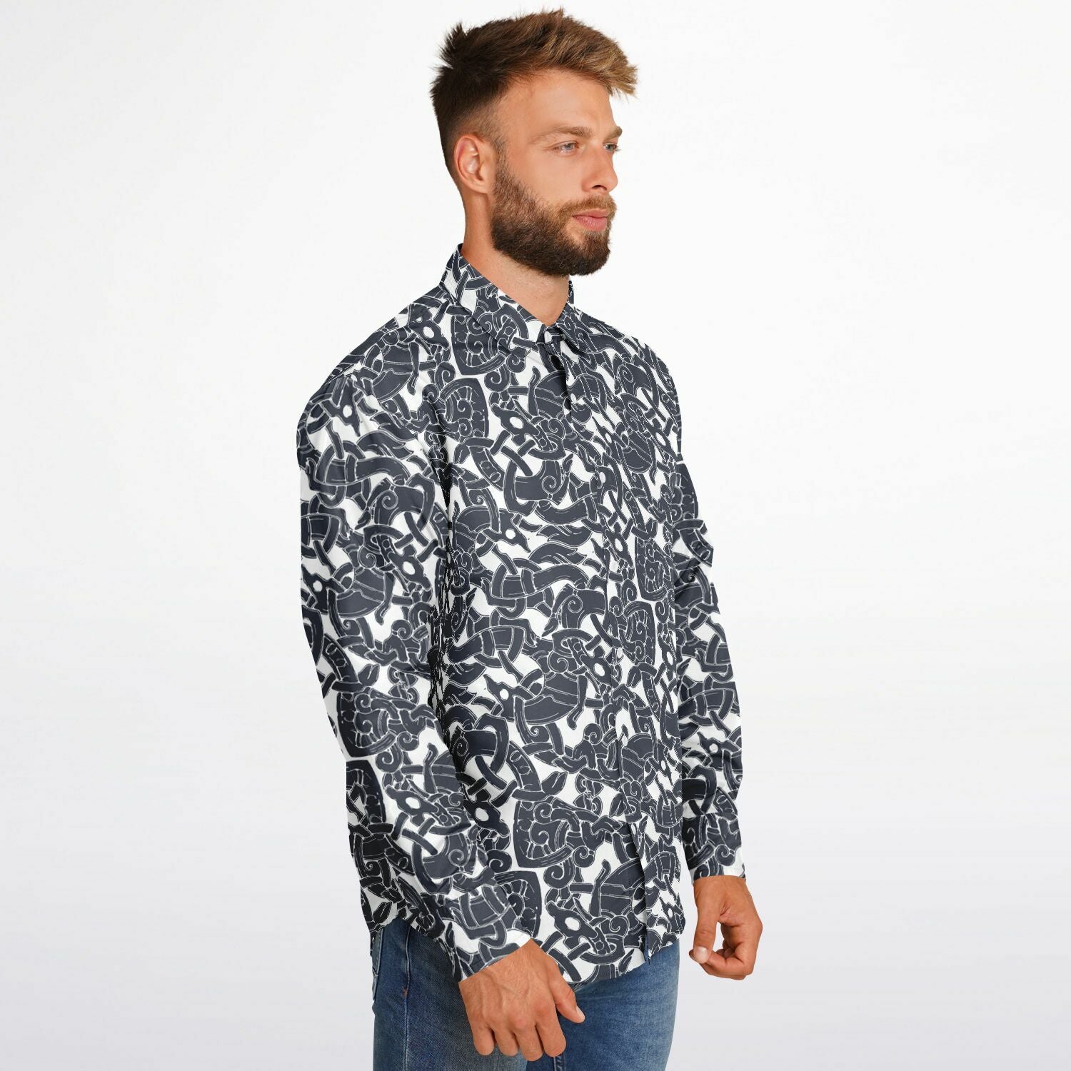 Blue Jelling Wolves Polite Shirt