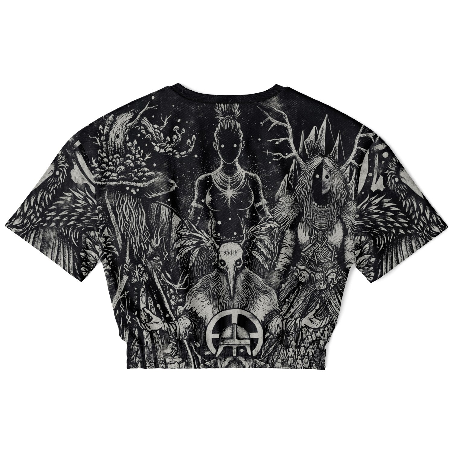 Norse Mythology Croptop Sweatshirt