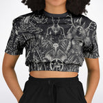 Norse Mythology Croptop Sweatshirt