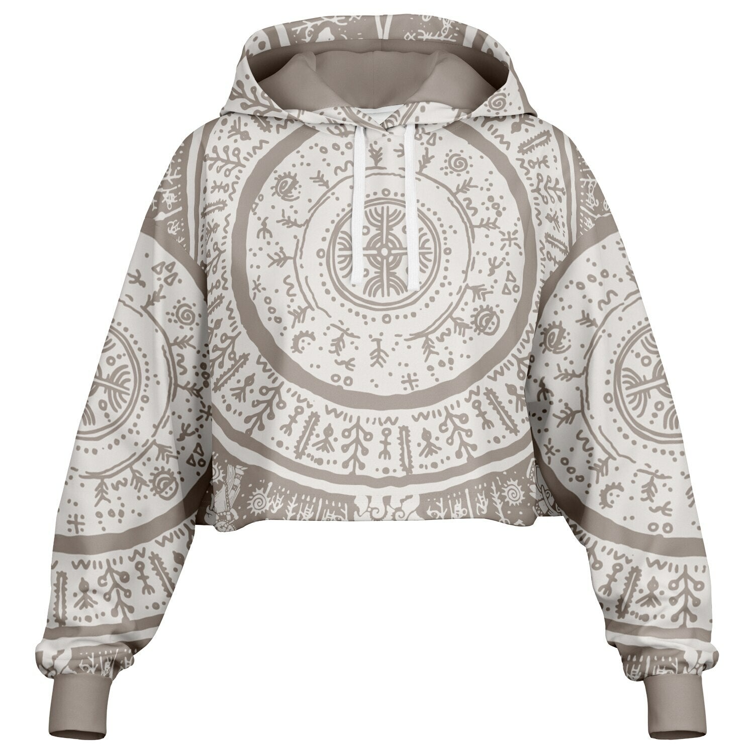 Sun Sigil Croptop Hoodie