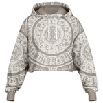Sun Sigil Croptop Hoodie