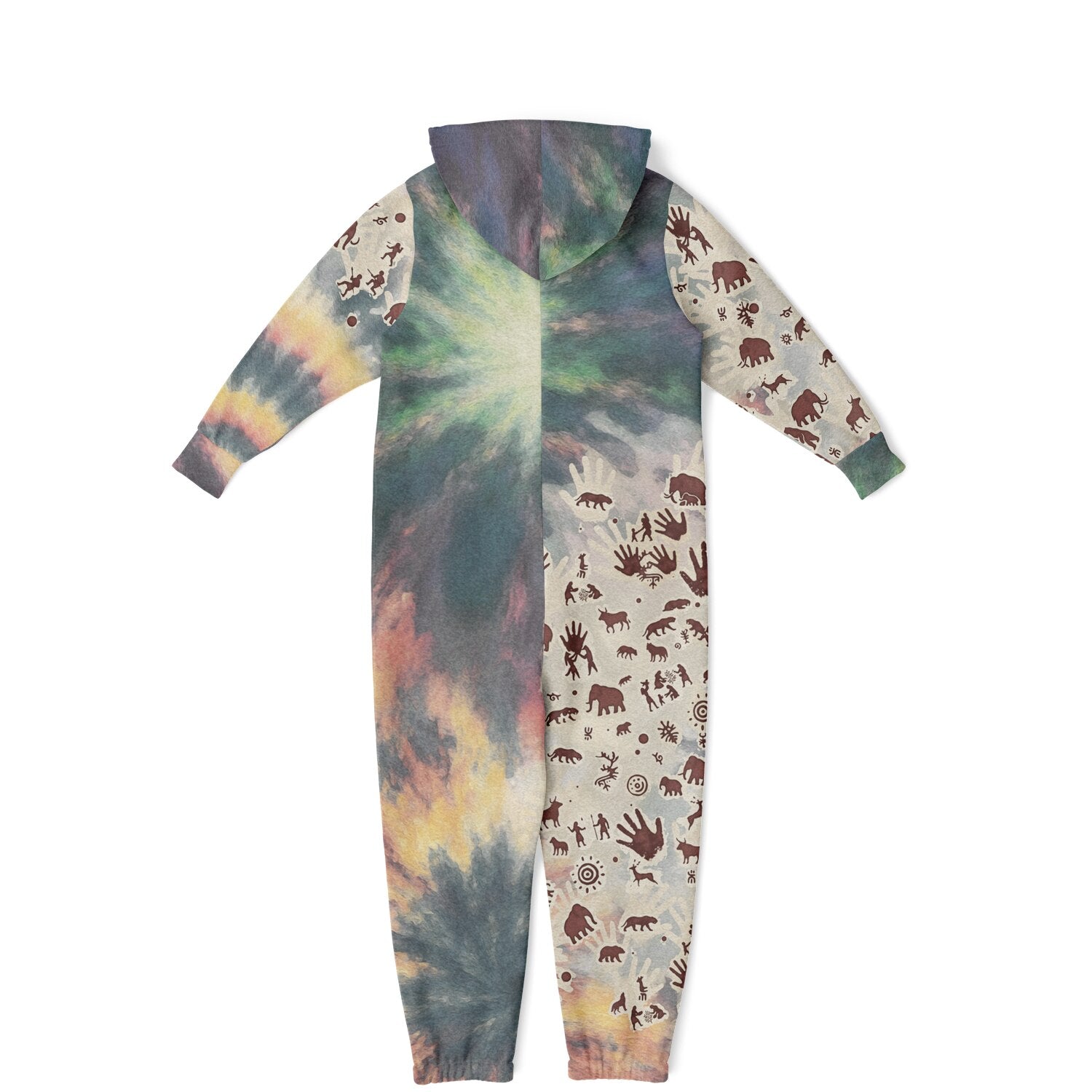 Tie Dye Cavepainting Kids Jumpsuit