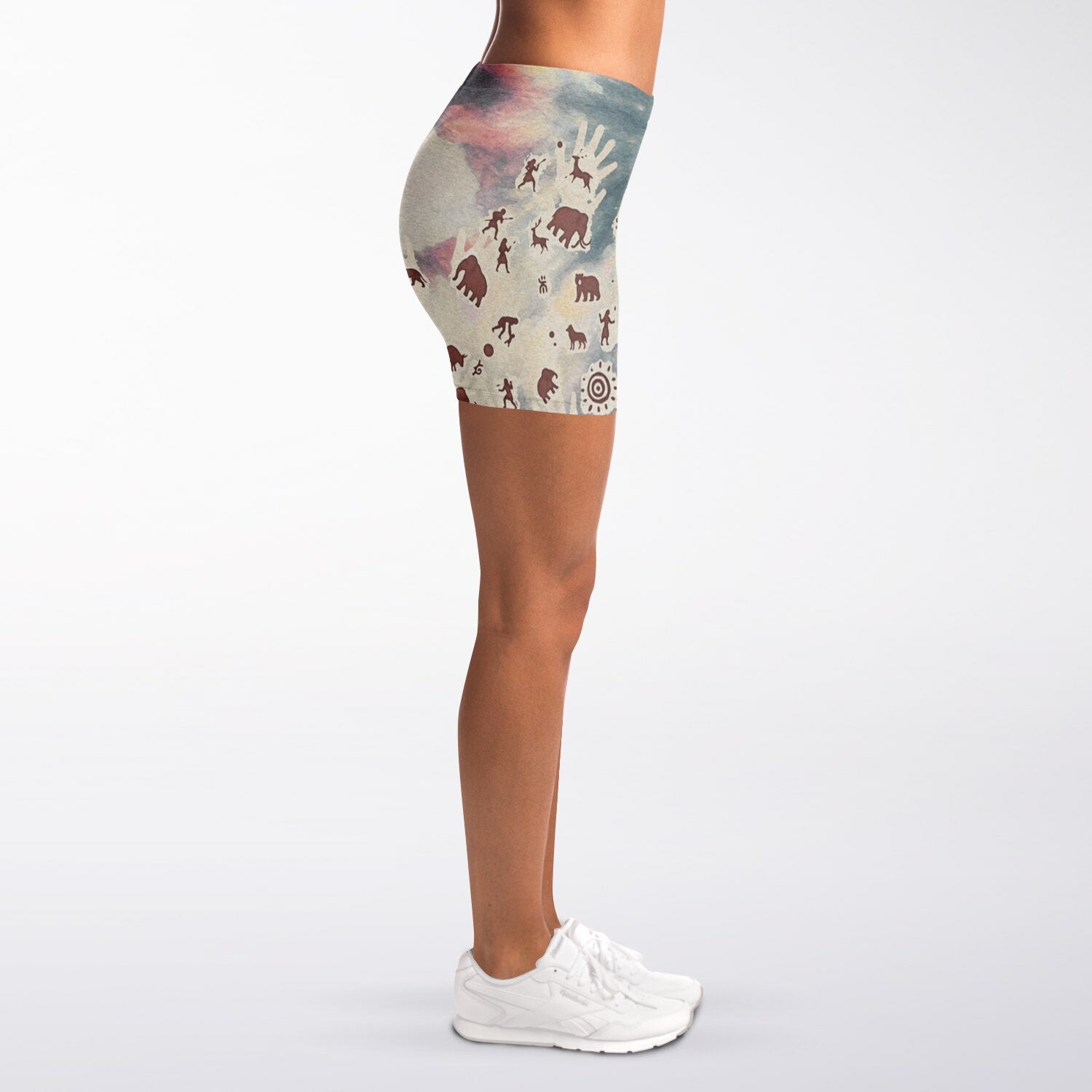 Tie Dye Cavepainting Legging Shorts