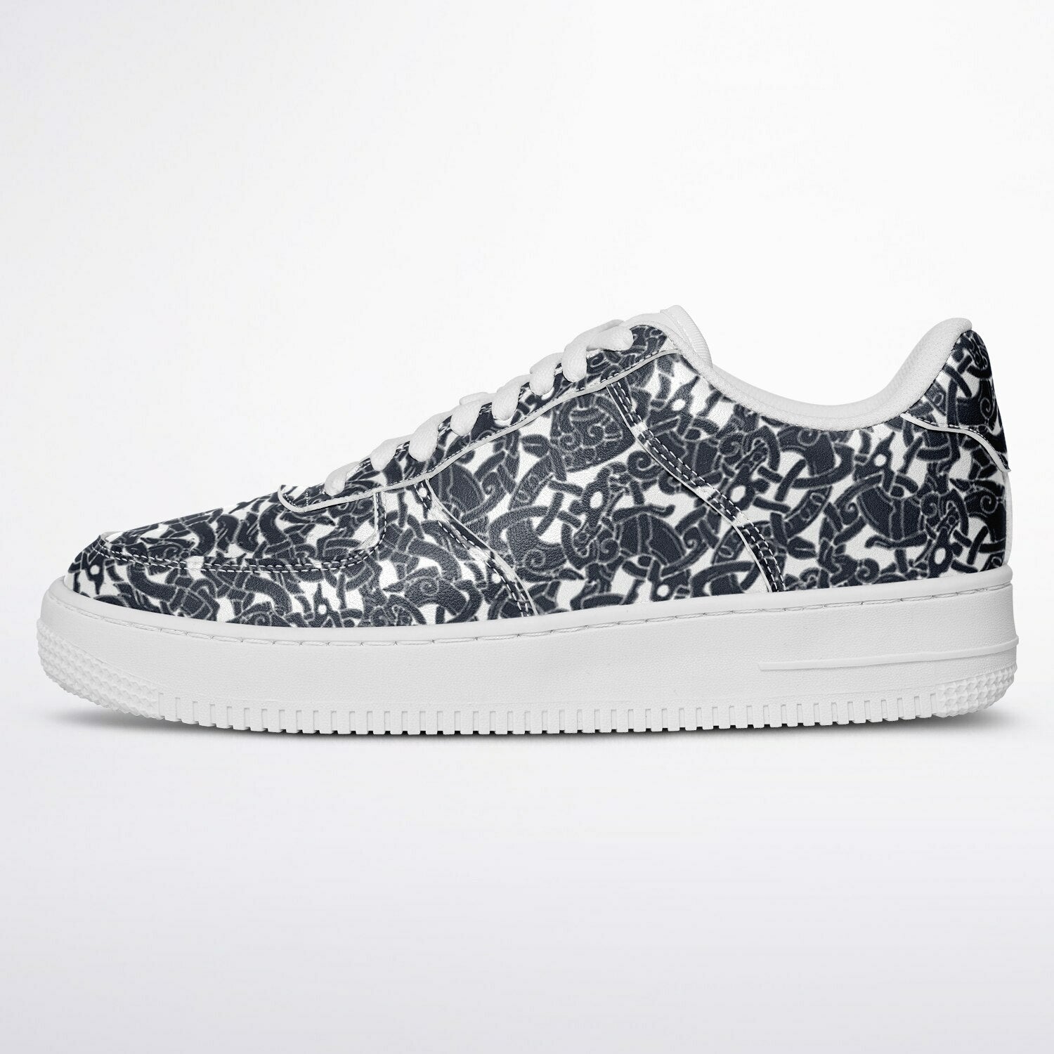 Jelling Pattern Sneakers