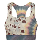 Tie Dye Cavepainting Sportsbra