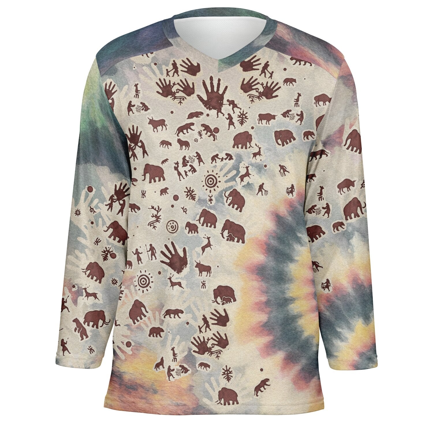 Tie Dye Cavepainting Overshirt