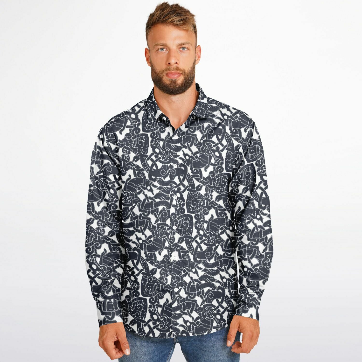 Blue Jelling Wolves Polite Shirt
