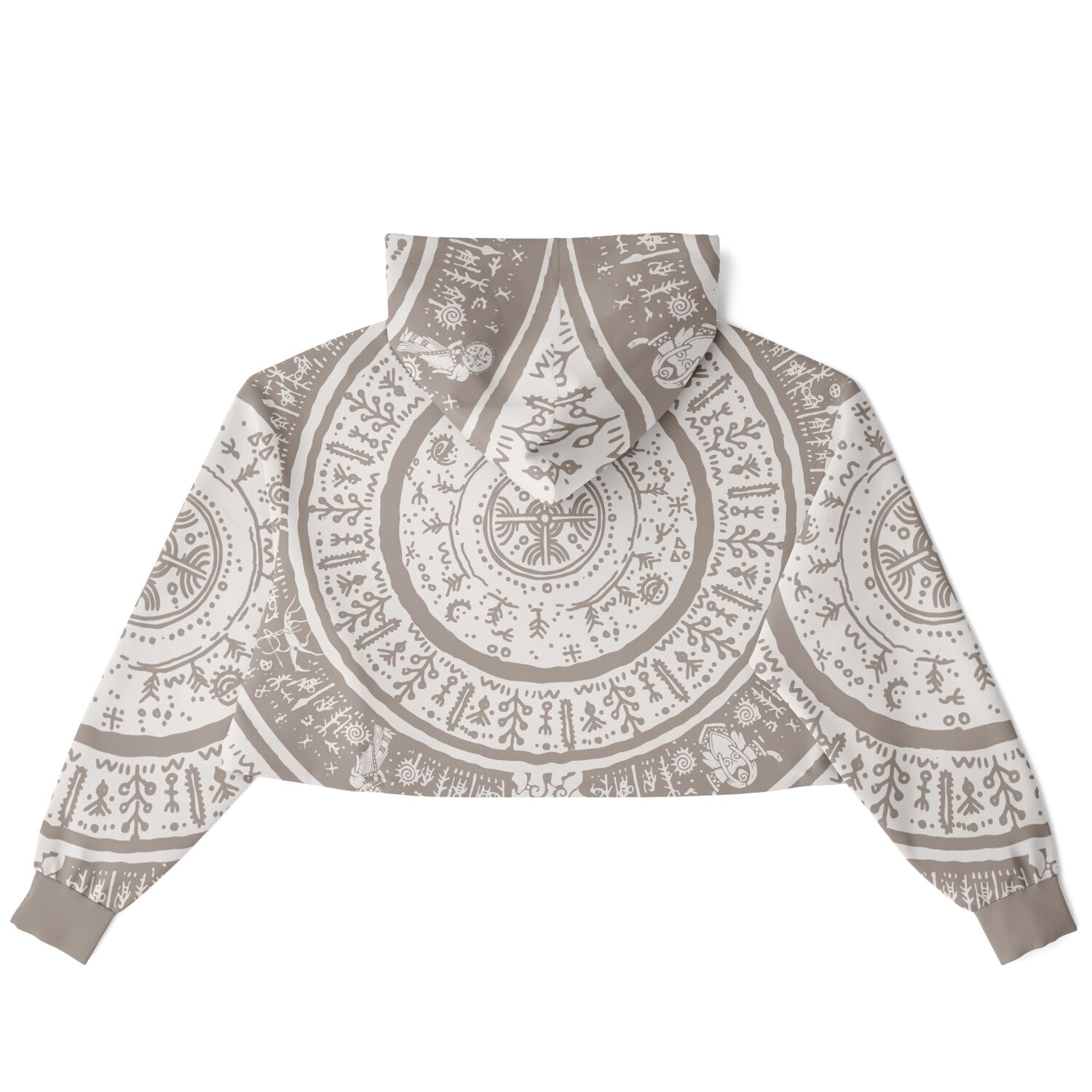 Sun Sigil Croptop Hoodie