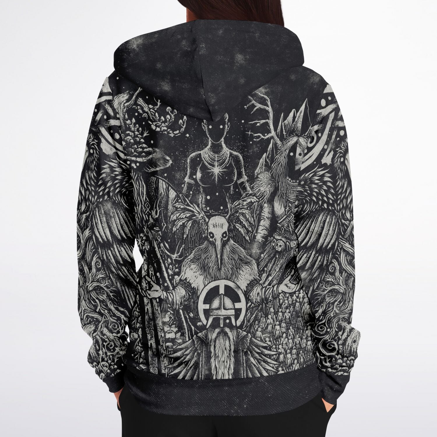 Norse Pantheon Zip-Up Hoodie