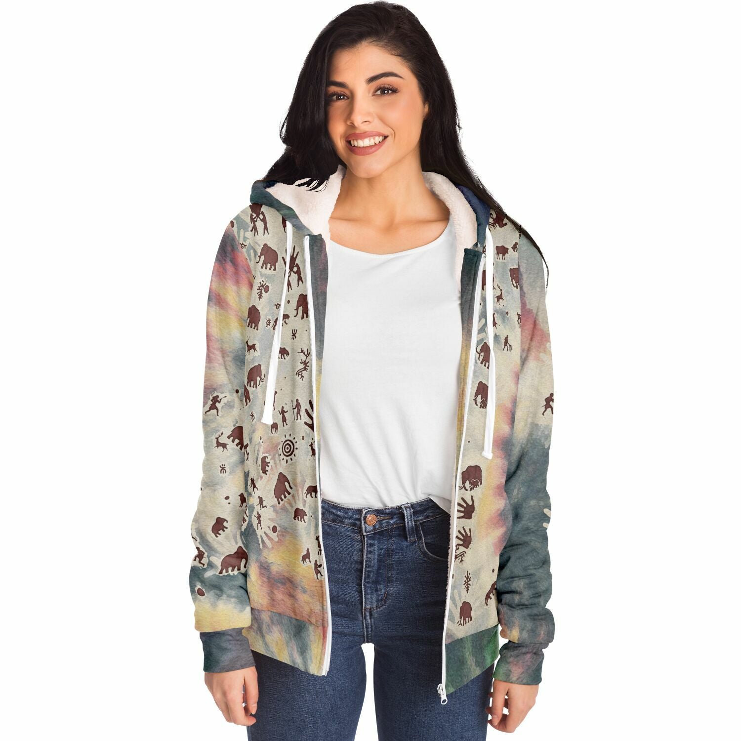 Tie Dye Cavepainting Jacket