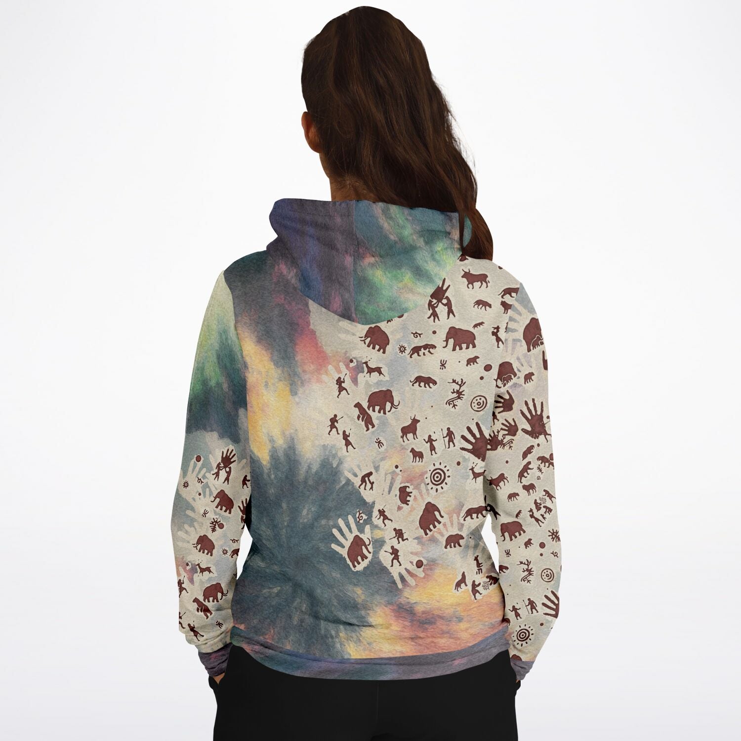 Tie Dye Cavepainting Hoodie