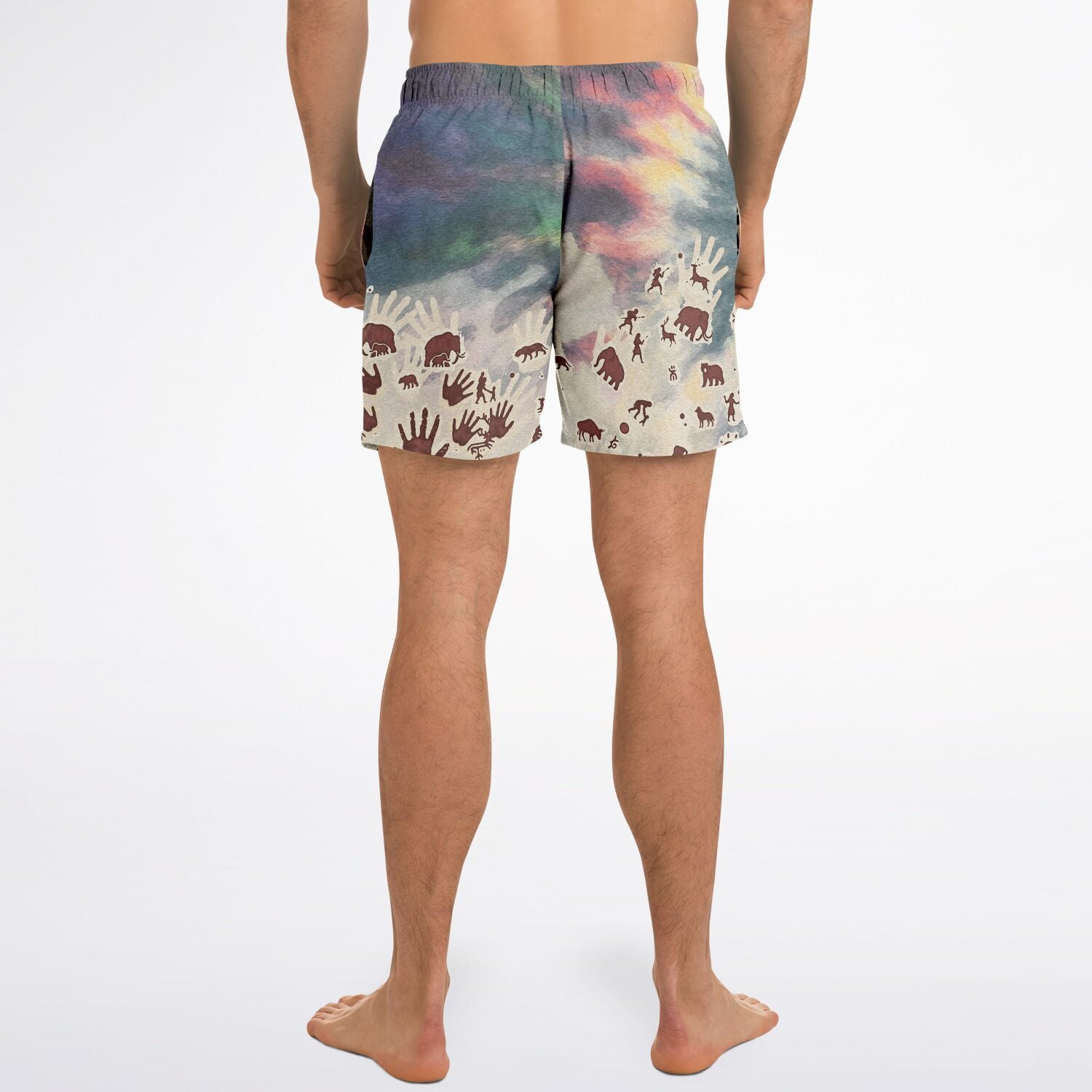 Tie Dye Cavepainting Shorts