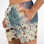 Tie Dye Cavepainting Shorts