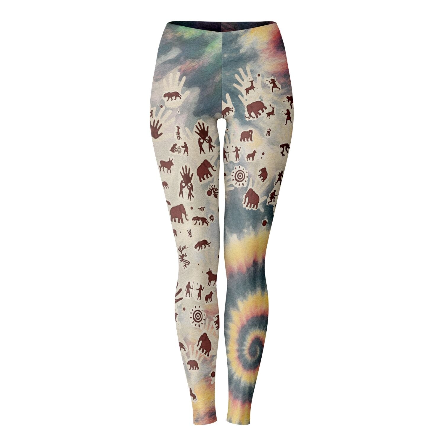 Tie Dye Cavepainting Leggings