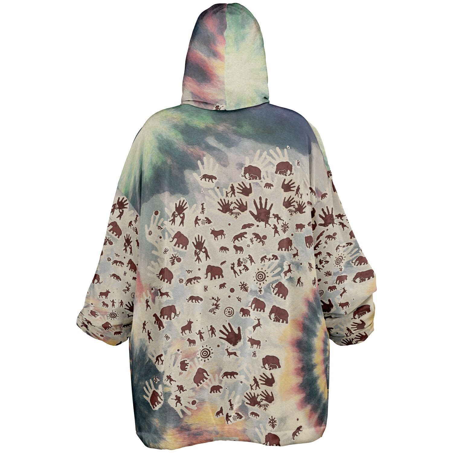 Tie Dye Cavepainting Hygge Hoodie