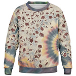 Tie Dye Cavepainting Kids Sweatshirt