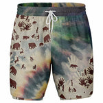 Tie Dye Cavepainting 2-in-1 Shorts (Men)