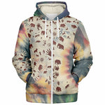 Tie Dye Cavepainting Jacket