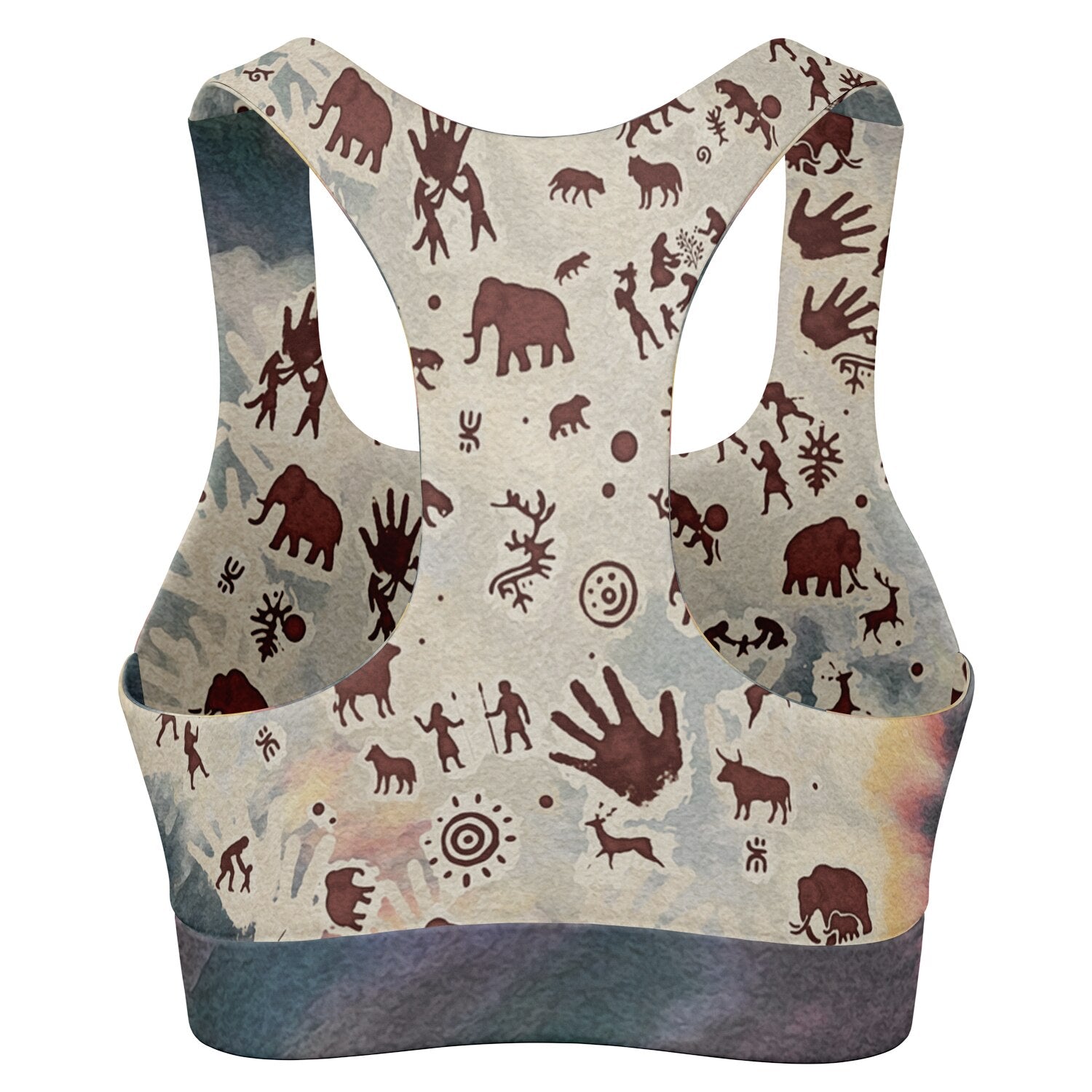 Tie Dye Cavepainting Sportsbra
