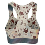 Tie Dye Cavepainting Sportsbra