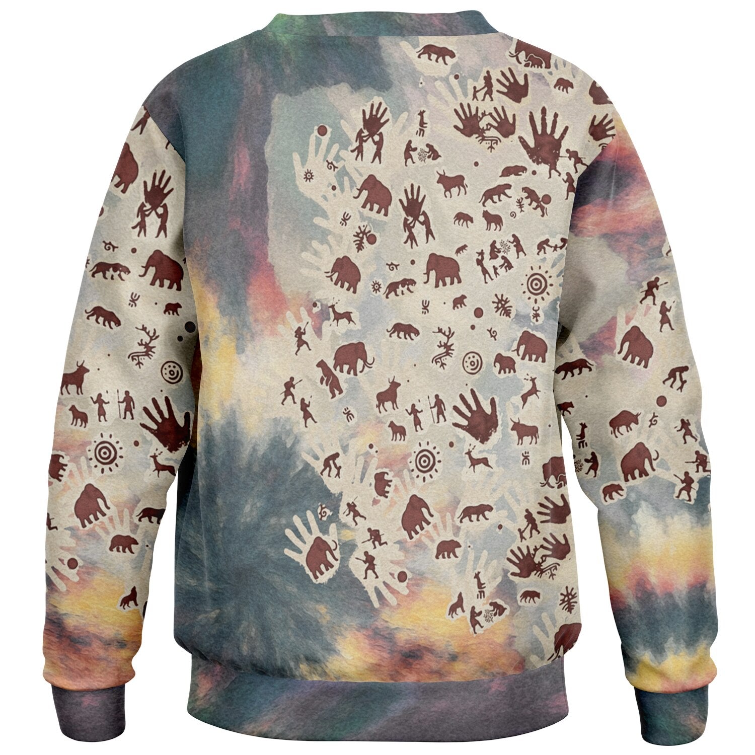 Tie Dye Cavepainting Kids Sweatshirt