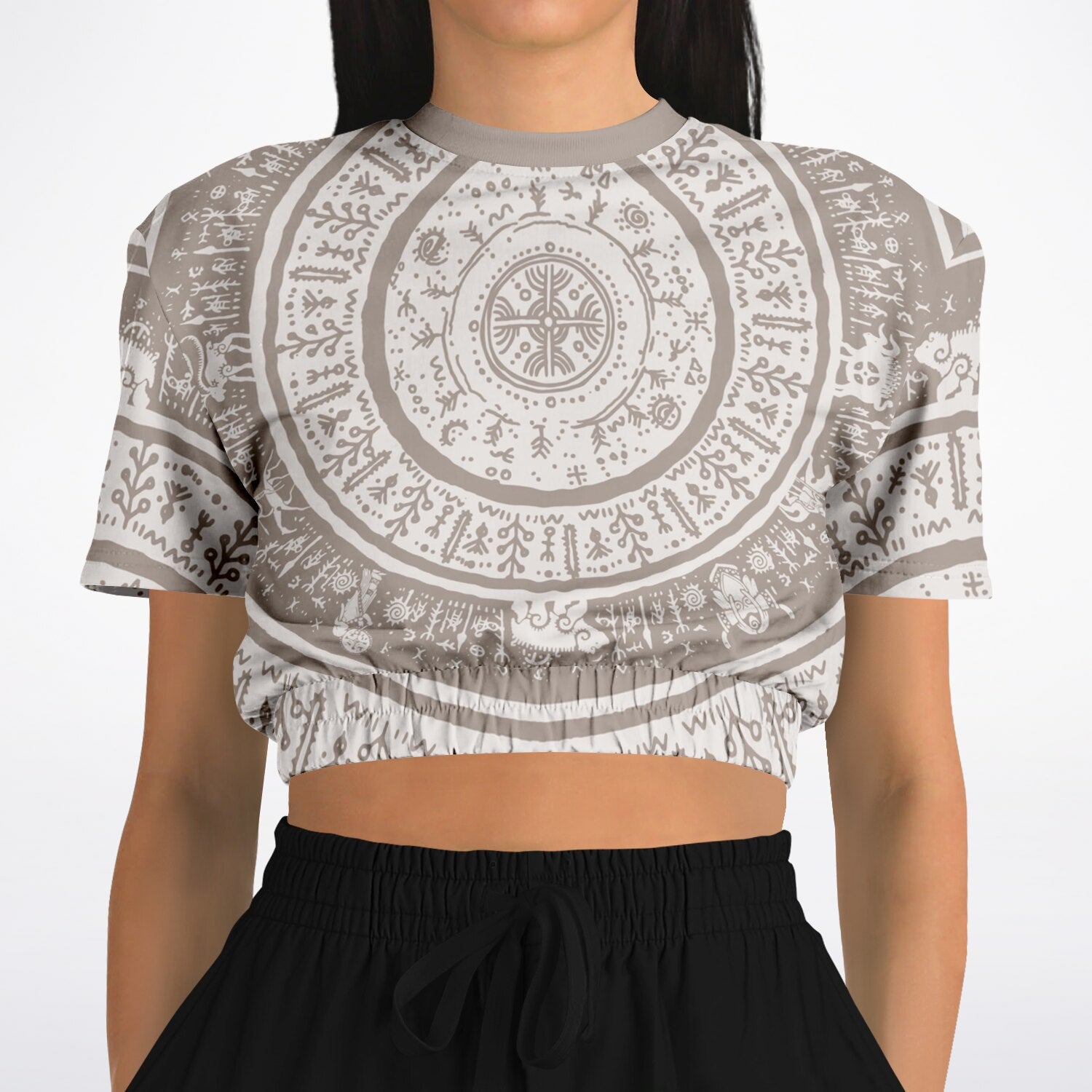 Sun Sigil Croptop Sweatshirt