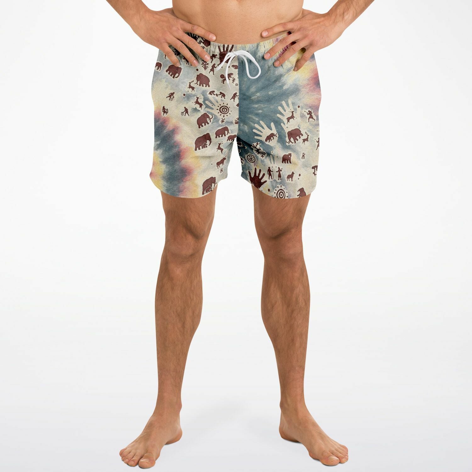 Tie Dye Cavepainting Shorts