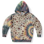 Tie Dye Cavepainting Kids Hoodie