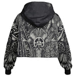 Norse Mythology Croptop Hoodie