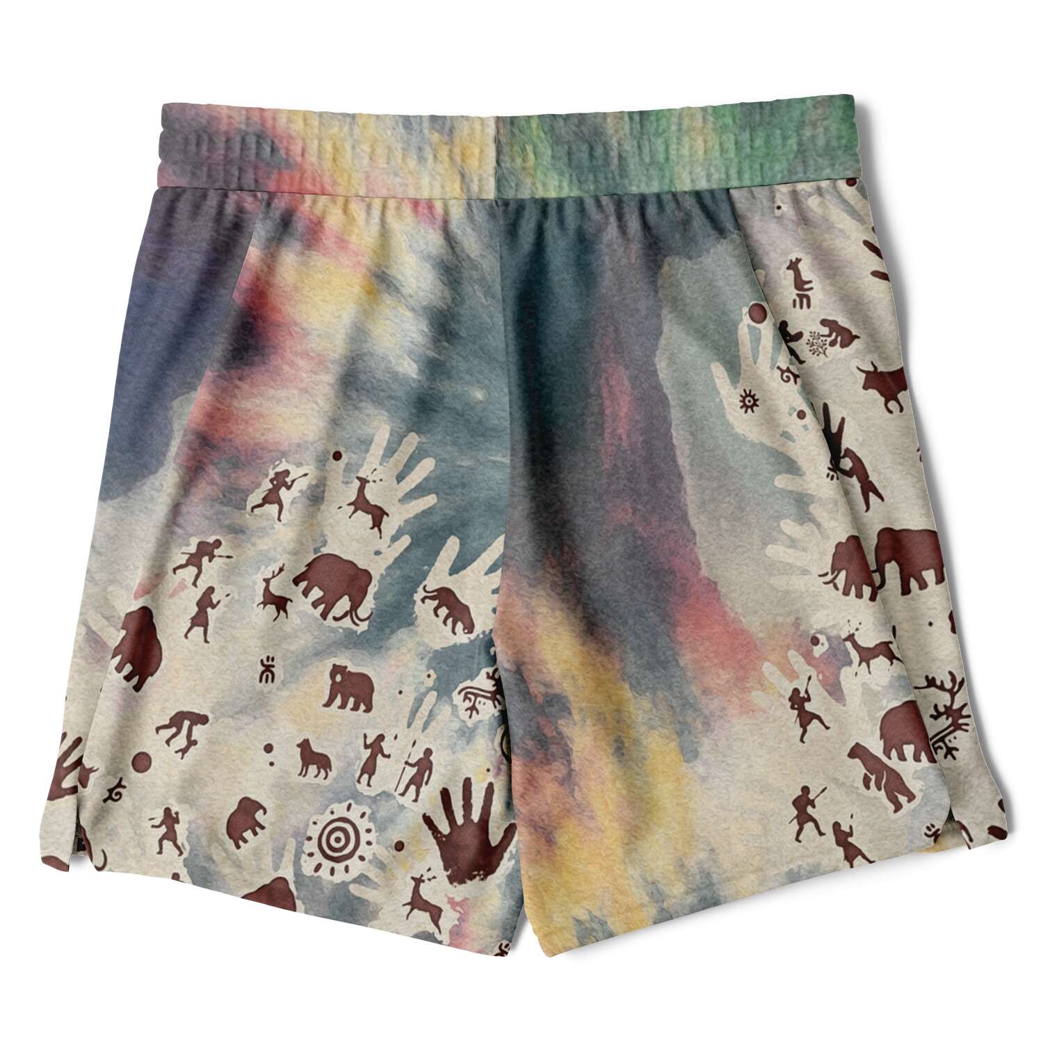 Tie Dye Cavepainting 2-in-1 Shorts (Men)