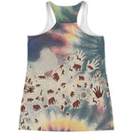 Tie Dye Cavepainting Racerback