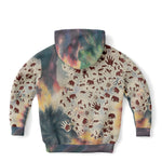 Tie Dye Cavepainting Kids Hoodie